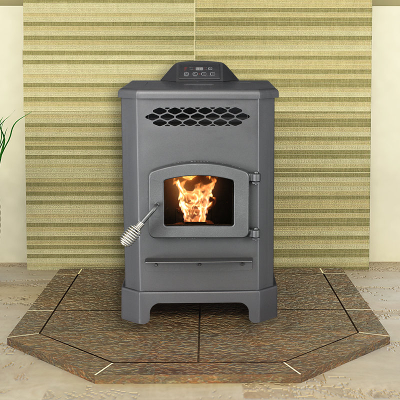 US Stove King 2000 sq. ft. Mini Pellet stove Wayfair